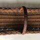 Rectangular wicker basket