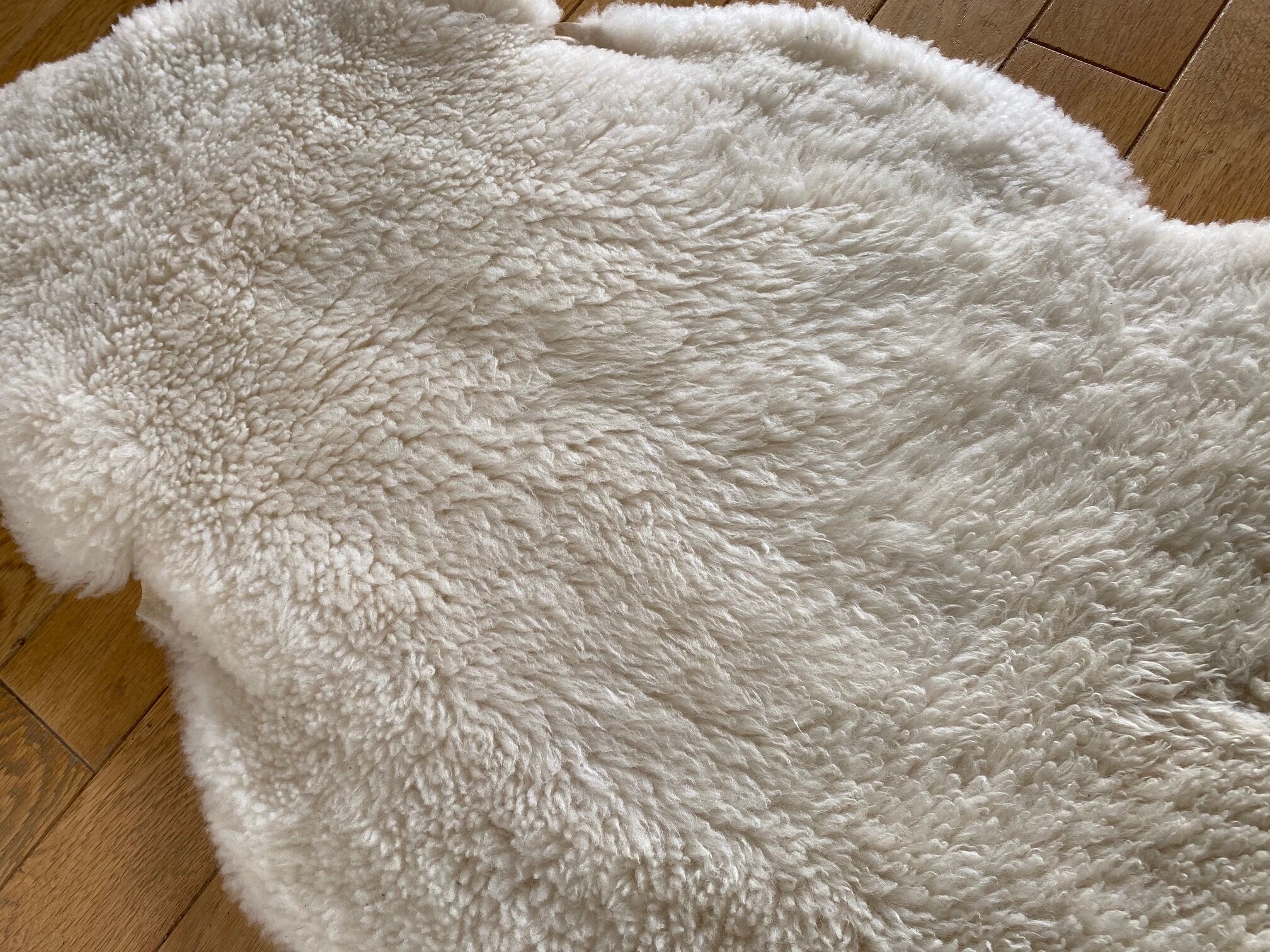 Natural sheepskin