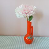 Ceramic vase orange