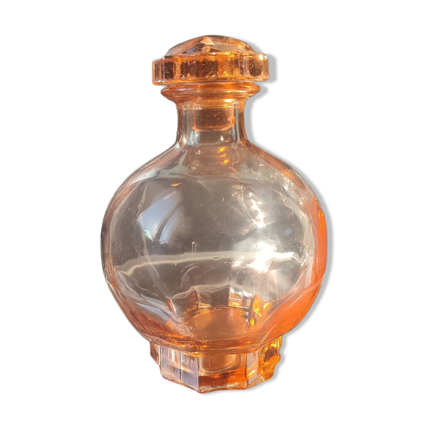 Art Deco Rosaline Glass Carafe (1930-1940)