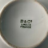 Service of 39 cups cups under pourer cups milk pot and sugar bernardaud porcelain Limoges