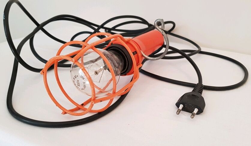 Vintage orange lamp 70s