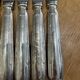 Set of 6 silver-plated knives 260382