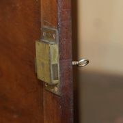 Restored Georgian Sheraton cabinet, circa 1820.