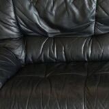 3 seater leather sofa