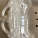 Plat à égoutter 19e en faience hollandaise Petrus Regout & co