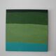 Abstract on canvas 100x100x4cm "Green Softness"