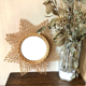 Wicker sun mirror 46.5 x 46.5 cm