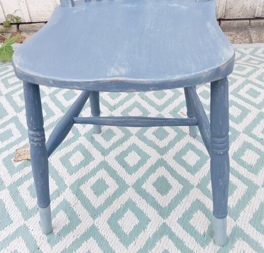 Patinated wooden chair