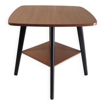 Table d'appoint de style moderniste en bois, milieu XXème