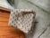 Vintage Mery armchair from the 1960s in brown patterned fabric with a chrome metal base.
