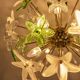 Sculptural Floral Glass Chandelier, Czechoslovakia, 1970s–1980s