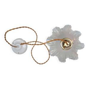 Suspension en verre transparent - 1970