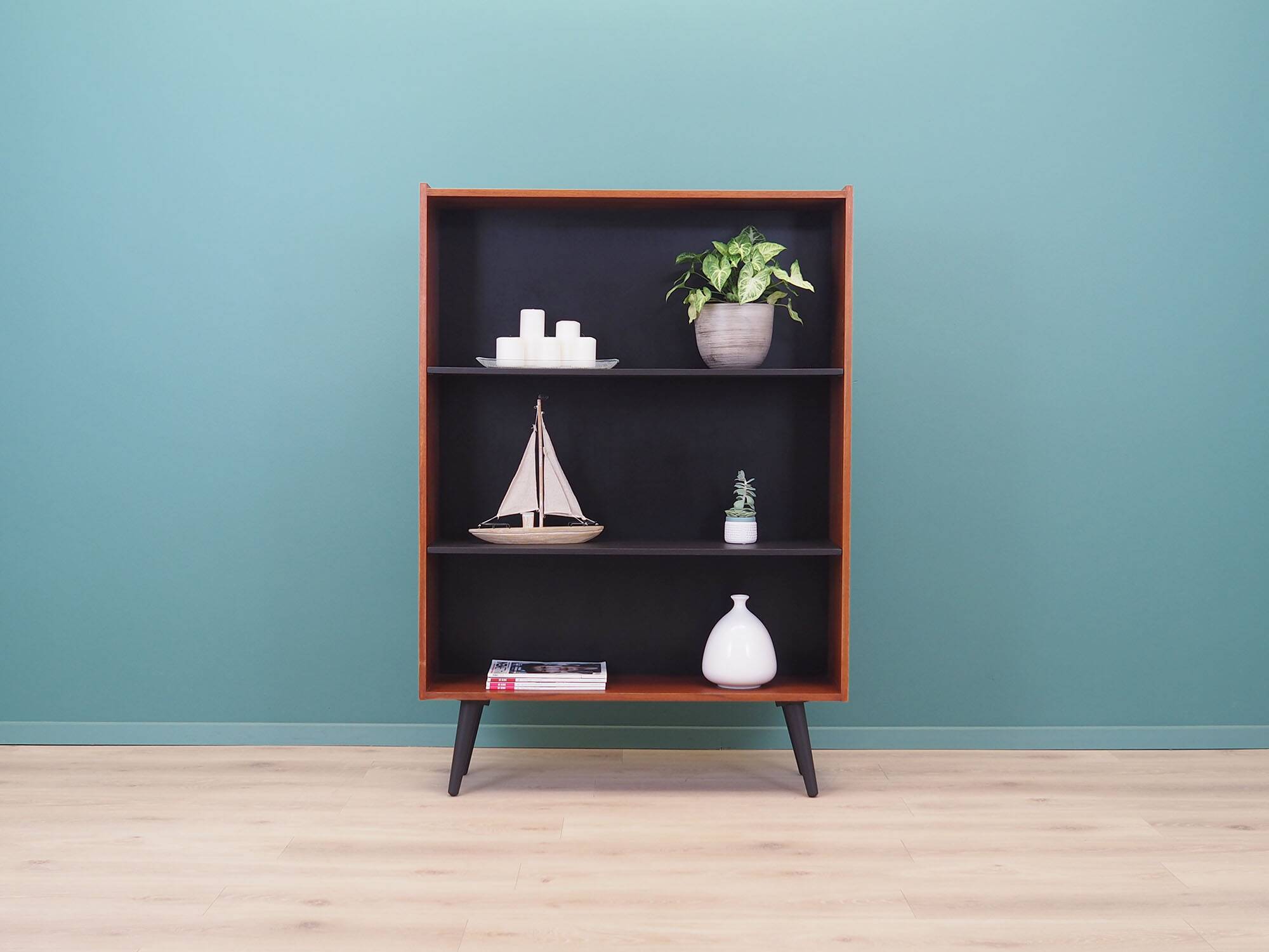 Teak bookcase, Danish design, 1970s, production: Denmark