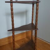 Hanging corner wall shelf