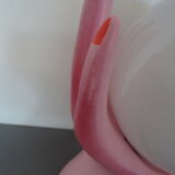 Vintage opal globe hand lamp year 80