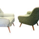 Set couch ARC EGG and a 50/60s Chair vintage