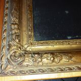 Wooden and stucco mirror 1850 - 45,5x58cm