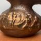 Brutalist Vintage German Bronze Decorative Carafe by Gilde