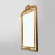 Classic baroque rococo mirror, romantically decorated 18th century style frame, France 1950s