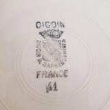 Assiettes  anciennes en faïence de Digoin