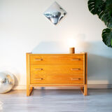 Commode elm vintage design 1980