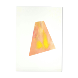 Minimalist painting autumn