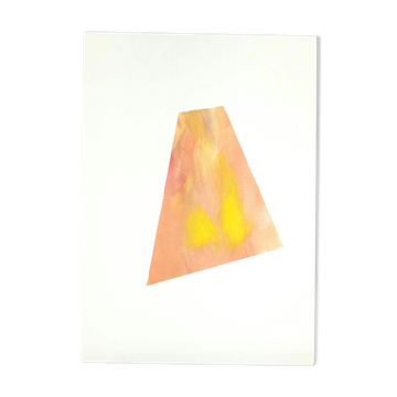 Peinture minimaliste automne