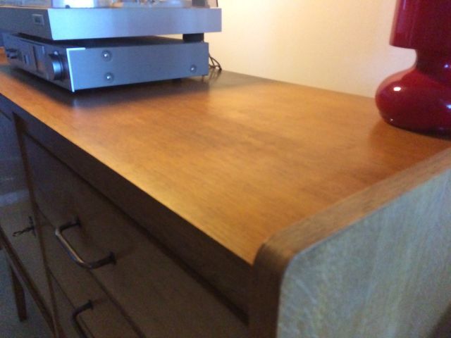 French vintage buffet oak furniture 50/60