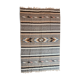 Berber carpet in wool with ethnic geometric patterns, 271 cm x 178 cm
