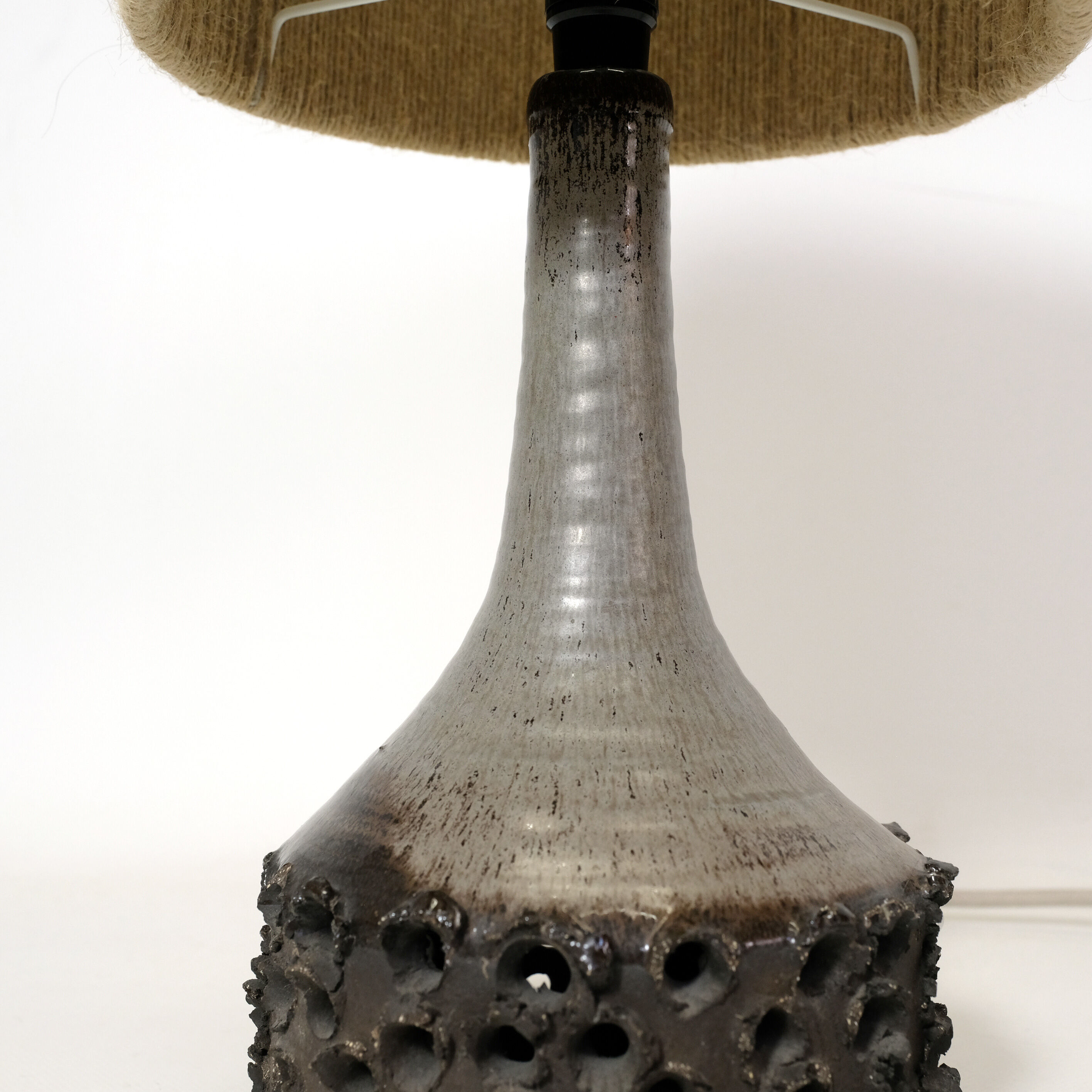 Erik Glud sandstone lamp, 1960s-1970s