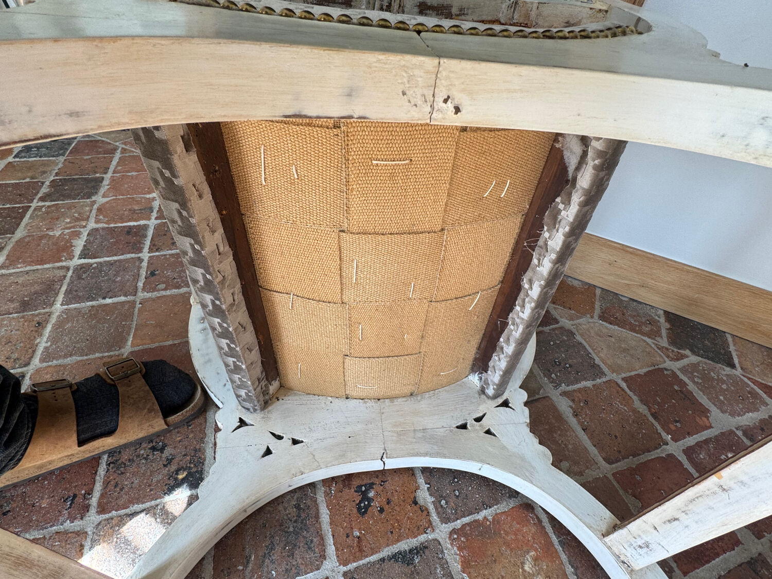 Pair of Curule armchairs