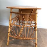 Rattan desk around 1970