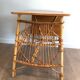 Rattan desk from around 1970.