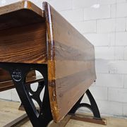 Antique desk / school bench (1920) in cast iron by Mark Breda, Holland.