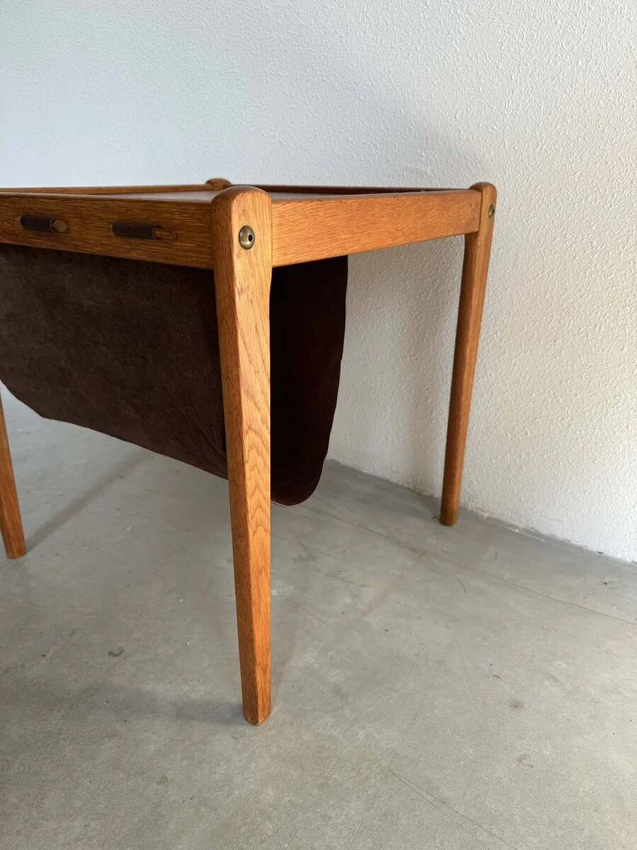 Vintage magazine side table