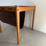 Vintage magazine side table