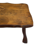 Vintage brutalist stool side table minimalistic