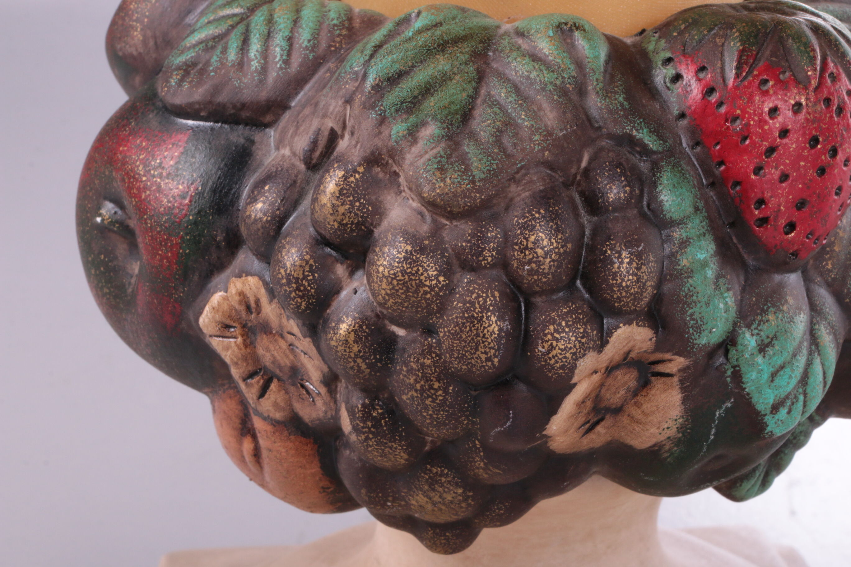 Georgia Jacob Rare 'Fruit D'ange' Lamp, 1970s