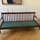 Teak and Danish Scandinavian wool sofa