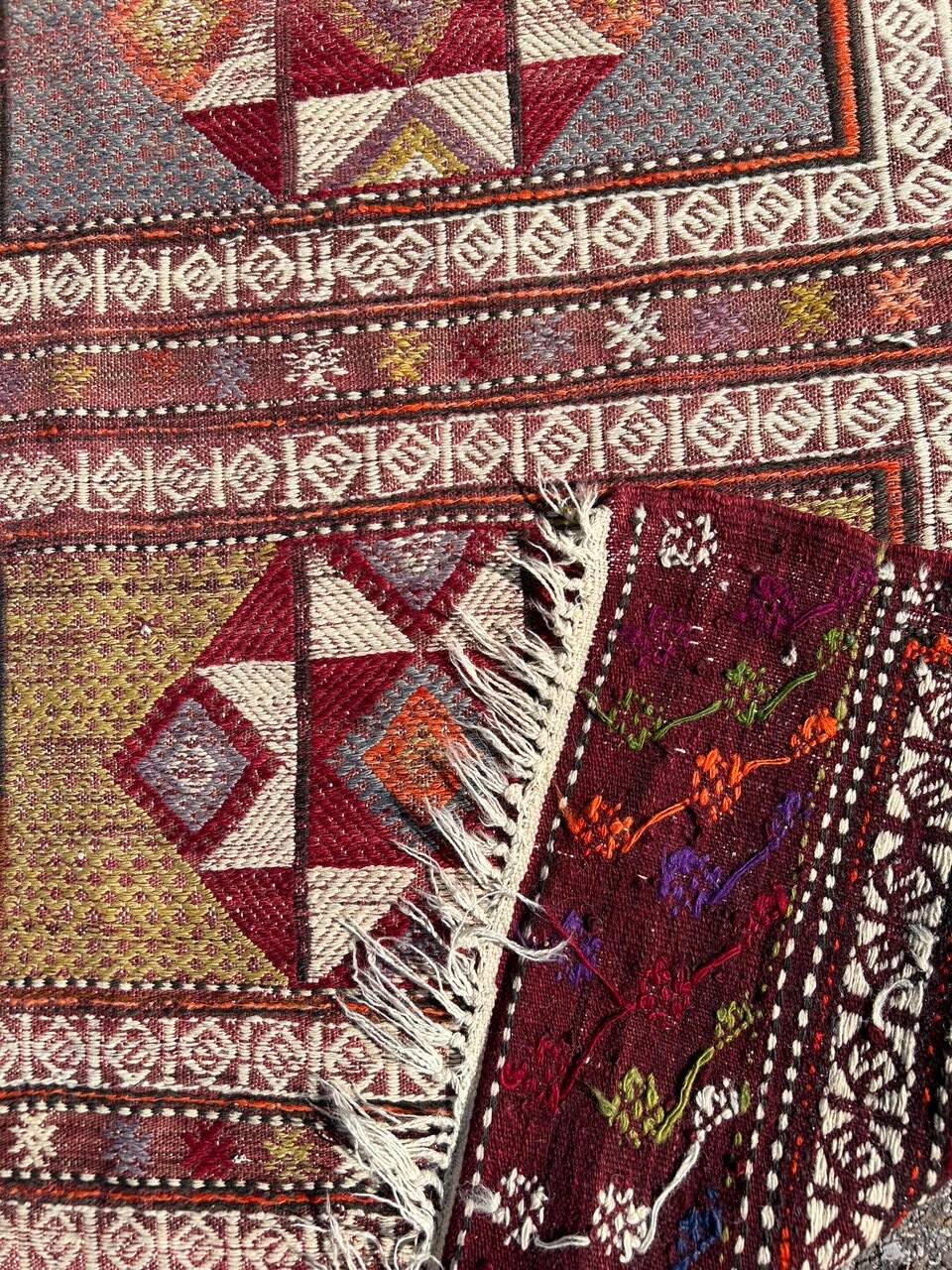 large vintage kilim rug