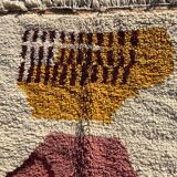 Beni Ouraine handwoven rug, traditional style, size 140 x 260 cm