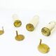 Set of 3 modernist brass tealight holders, design Kullamässing, Sweden, 1960