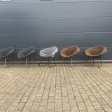 5x Knoll Bertoia Diamond chair upholstered