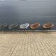 5x Knoll Bertoia Diamond chair upholstered