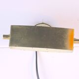 Pair of brass wall lights, Lita, France, 1970s