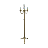 Lampadaire tripode en laiton