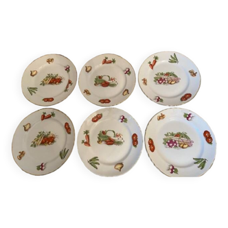 Vintage ceramic dinner plates