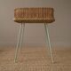 Wicker bedside table