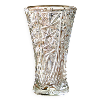 Grand vase vintage en cristal
